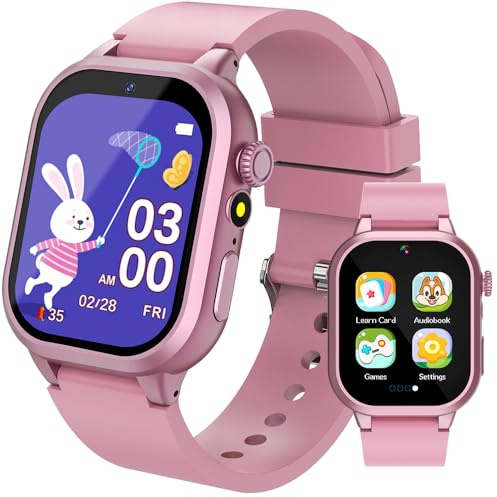 ELEJAFE Reloj Inteligente Niño, Smartwatch Niños para y Niña con 32 Juegos, Podómetro, 3 Modo Deportivo, Cámara, Música, Alarma, Linterna, Minutero, Reloj Niños Niñas Regalo y Juguete para niños