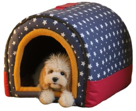 Camas Cueva para Gatos | Cama Caseta para Gatos | Casa Cálida y Suave con Funda Lavable para Mascotas Pequeñas | Cama de Invierno para Interior y Mesilla de Noche para Gatitos Cachorros
