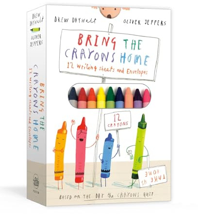 Bring the Crayons Home: A Box of Crayons, Letter-Writing Paper, and Envelopes