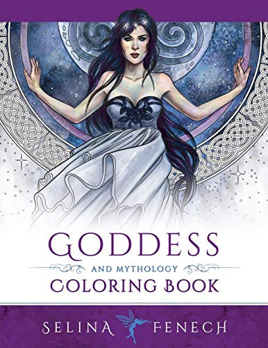Goddess and Mythology Coloring Book: 9