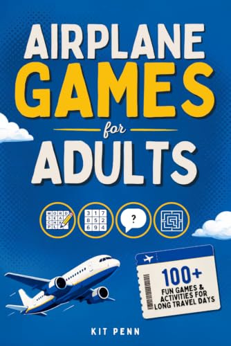 Airplane Games for Adults: Fun Games and Activities for long Travel Days