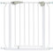 ib style Treppenschutzgitter für Babys Berrin 58-185 cm, Türschutzgitter, Kindertreppenschutzgitter,Ohne Bohren, Weiß, 88-96 cm