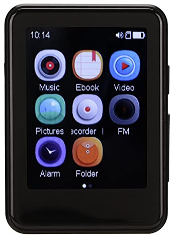 MP3 MP4-spelare, HiFi-förlustfri MP3-spelare med Bluetooth 5.0 Barnmusikspelare MP3-Musikspelare Bärbar Musikspelare med Minneskort, 2,5 Tums Pekskärm (32 GB)