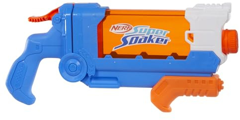 Nerf Super Soaker Flip Fill Water Blaster, 4 Spray Styles, Fast Fill, 30 Fluid Ounce Tank, Water Toys for 6 Year Old Boys & Girls & Up