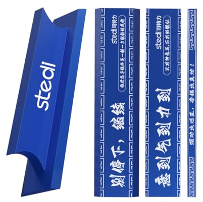 stedi Metal Sanding Sticks 4 pezzi, Hobby Model Tools for Gundam, Scale Military Model, 3D Resin Parts, Wood, Perfect for Sanding Small Areas, Blue