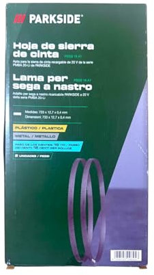 Set Lame per Sega a Nastro PARKSIDE, 14/18/24 TPI, per Plastica e Metallo, Compatibile (Passo dei denti: 24 denti per pollice)
