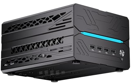 Mavsloly Mini Desktop Comptuer-14th Gen Intel Core i9-14900F 24-Core Processor, 32GB DDR5 RAM, 1T PCIE 4.0 SSD, NVIDIA GeForce RTX 5060Ti 16GB GDDR7 Graphics, 8K, WiFi 6e, 4* Display, Windows 11 Pro