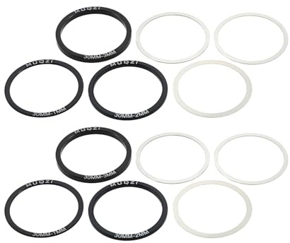 SURIEEN Fahrrad Innenlager Dichtung 30 mm, Fahrradkurbel Unterer Abstandshalter für BB86/91/92/BB30/PF30 12Stück