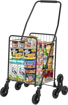 RBFGYIOP Carrello Spesa in Acciaio a3 52x44x92Cm Con Ruote Scale, Design Robusto e Multifunzionale, Ideale Per Supermercati e Trasporti