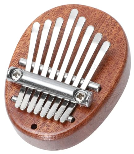 Toddmomy Mini Kalimba Portátil de Madera con Teclas Instrumento de Piano de Pulgar para Práctica Musical Ligero y Duradero para Principiantes y Regalo Musical
