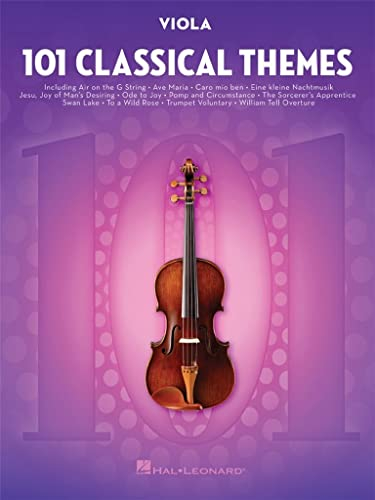 101 Classical Themes -For Viola- (Book): Noten, Sammelband für Viola