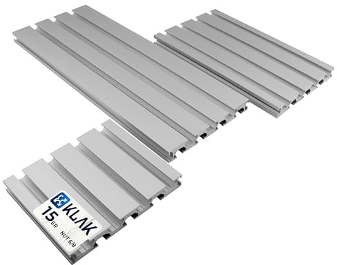 KLAK 15/120 - Aluprofil 15x120mm Nut 8 Aluminium Systemprofil Typ I 10cm 100mm