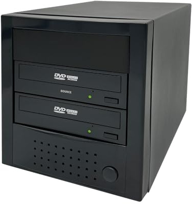 PlexCopier AutoDupe - Grabadora de CD (24 x 1 a 1 grabadora de DVD y Unidad de Disco duplicador