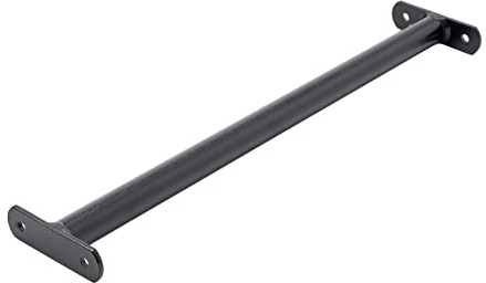 TRIBECCO® Barre de gymnastique en métal - 60 cm - Noir
