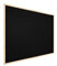 ALLboards Schwarz Pinnwand mit Holz Rahmen 100x80cm Korktafel Korkwand Pinnwand Kork