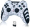 DoJoZone Manette PC Sans Fil, PC PS3 Manettes avec Hall Effect Joystick/Double Vibration, 2,4G Gamer Manette pour Windows 11/10/8/7, PS3, Steam, Laptop, Raspberry Pi, Android TV/TV Box, Blanc