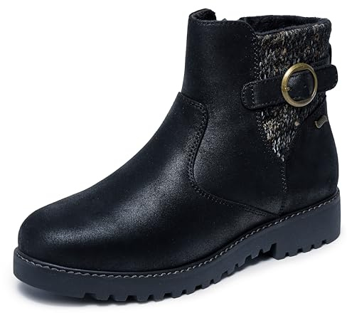 Skechers Arch Fit Marlie – Weekend Chat Damenschuhe, Schwarz/Schwarz, 39 EU