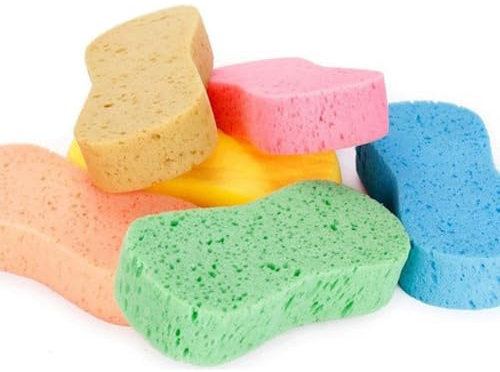 Ovvkultoc Wasser Absorbieren Schaum Weiche Reifen Rad Zufällige Farbe Auto Schwamm Auto Schwamm Beständig Waschen Waschen Dicken Reinigung Scratc Auto A7A8