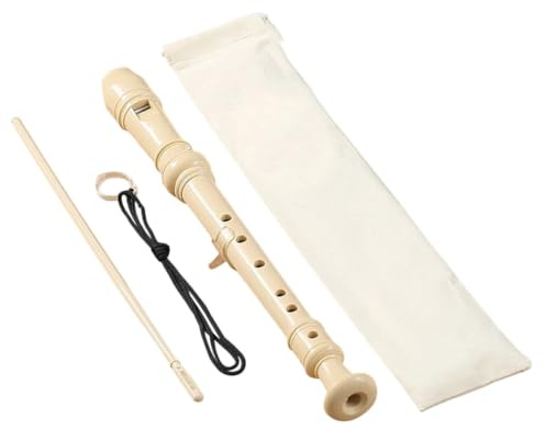 Blockflöjt Musikinstrument Tysk Engelsk Blockflöjt 6 Och 8-håls Sopran ABS | Stämning av hög tonhöjd: Klart och ljust ljud för övning.(Type 7)
