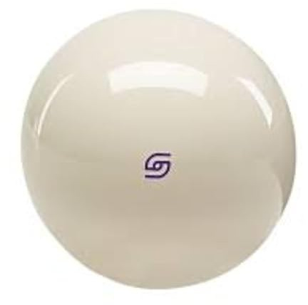 Aramith Magnetic Pool Cue Ball Phenolic Billiard Ball for Coin Operated Billiards Tables (Tournament Purple Logo)