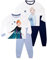 Disney Frozen Schlafanzug | Pyjama Mädchen Lang | 2 Stück Anna & ELSA Schlafanzüge Für Kinder Mehrfarbig 110
