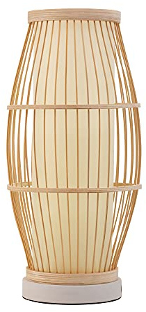 Pauleen 48208 Woody Passion lampada da tavolo max. 20 Watt beige, bambù, plastica E27