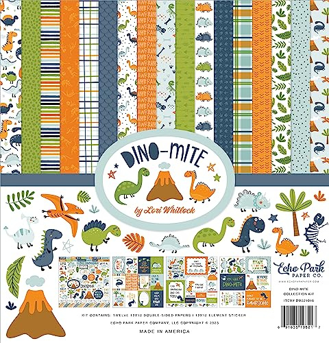 Echo Park Collection Kit 12X12 Dino-Mite
