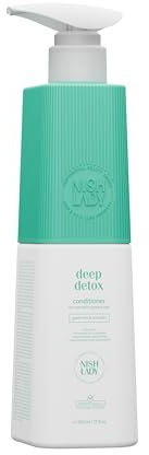 Nishlady Deep Detox Hair Care Cream Conditioner 503 ml - Après-Shampooing Crème De Soin Capillaire Détox Profond