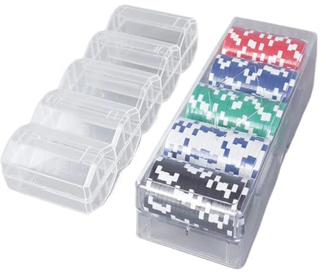 shjxi Texas Holdem pokerset, pokerset, pokerchips, professionellt | pokerchips set, pokerchips med aluminiumfodral, professionella pokerchips set för Texas Hold'em Blackjack-kortklubb