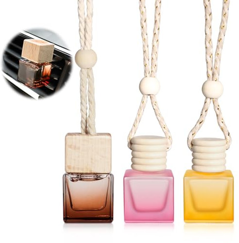 YISOWUH Auto-Lufterfrischer, 3er-Pack Lüftungsschlitz-Clips, langlebige Auto-Lufterfrischer für Auto und Zuhause, Ebenholz-Rose und Honig-Pfirsich-Zitrusfrucht