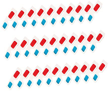 TINEASUR Occhiali 3d Anaglifici in Cartone 30 Pezzi, Leggeri e Usa e Getta, Adatti Per Ragazzo Ragazza e Adulti, Visione Stereo Per Film, Video e Cinema a Casa