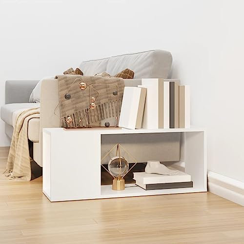 Gecheer TV-bänk vit 80 x 24 x 32 cm i trä i flera lager, skåp, TV-dörr, modern, TV-skåp, vardagsrum, TV-dörr, modern TV-skåp, TV-konsol, TV-skåp, TV-skåp, P809107