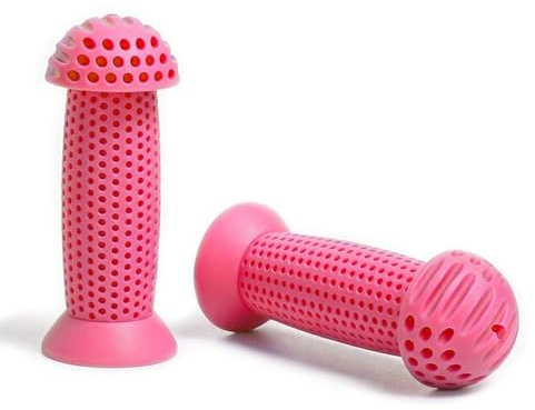 Snmzlc Kids Bike Handlebar Grips,Length 102mm/4,for Kids Girls Boys Bikes,Balance Bikes, Road Bikes and Sctoors,Soft and Comfortable Non-slipUS340 (Pink)
