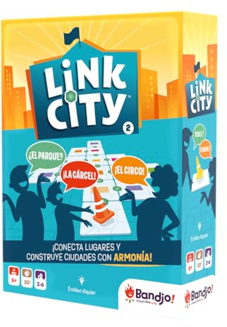 Asmodee Link City, Juego de Mesa, A Partir de 8 Años, De 2 a 6 Jugadores