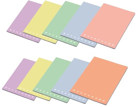 Monocromo Lg Pastel Color Ruled with Mar