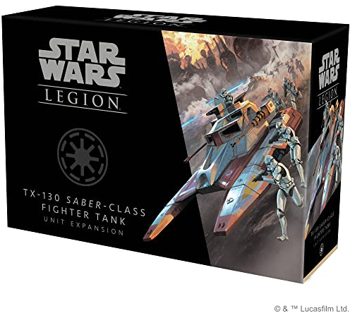 Atomic Mass Games | Star Wars Legion: Galactic Republic Expansions: TX-130 Saber-Class Fighter Tank | Unit Expansion | Miniatures Game | Ages 14+ | 2 Players | 90 Minutes Playing Time