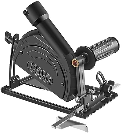 Trennständer für Winkelschleifer 100-125mm Winkelschleifer Halterung Funkenschutz Feste Universalhalterung Einstellbarer Winkel 0-45° Schnitttiefe 0-40mm Winkelschleifer Ständer