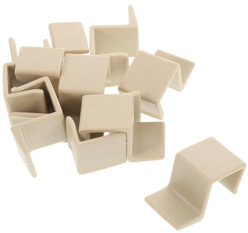 TOYANDONA Supporti per Sponda Lettino in Plastico Bianco 10 Pezzi