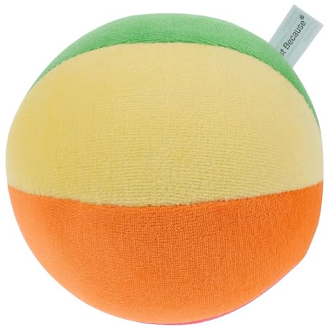 UTHCLO Pelota Chirriante de Felpa para Perros, Juguete para Masticar Que Alivia el Estrés, Ligero y Agradable para Cachorros y Mascotas