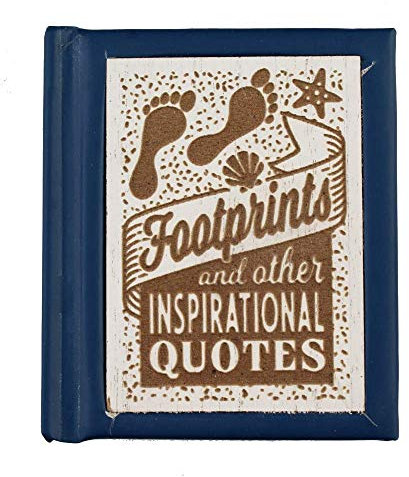 History & Heraldry Woodcuts Sentiment Mini livre de citations Empreintes de pieds et autres citations