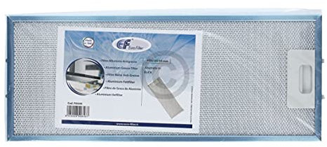 EUROFILTER Filtre à graisse comme Elica GRI0025433A Filtre métallique 455 x 185 mm pour hotte aspirante