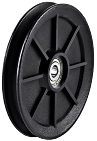 Haveratio Puleggia a Fune Rotonda, Bobina di Fune Metallica Puleggia in Nylon per Corde Palestra Fai da Te Attrezzatura per Il Fitness Bobina di Puleggia a Fune Metallica