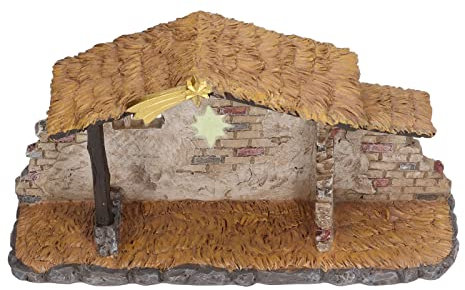 NOENNULL Weihnachtskrippe, Krippenstall, Krippe, Krippe, Figur, Urlaub, Desktop-Dekoration, Geschenke