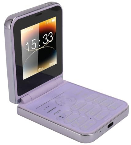 Bewinner Téléphone à Clapet débloqué 2G pour Personnes âgées, Téléphone Portable à Gros Boutons avec 4 Cartes SIM en Veille, écran 2,6 Pouces, Téléphone Portable à Clapet débloqué GSM