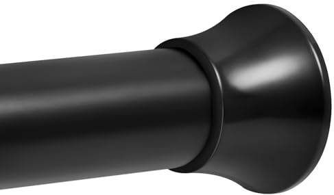 Asta telescopica in acciaio inox, 76-137 cm, allungabile, per tenda da doccia, senza fori, asta di serraggio per armadio, tenda da doccia, balcone