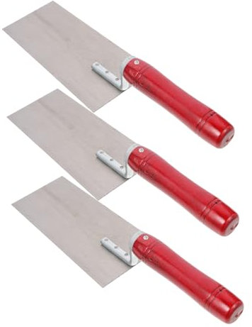 DOITOOL 3st Gips Fliesen Ziegel Fertiger Papier Beton Marge Zementkelle Stuck Fugenkelle Trockenbau Kelle Werkzeuge Aus Zement Wand Schwimmbad Trockenbau-patch Aufkleber Wohnung Malen Holz