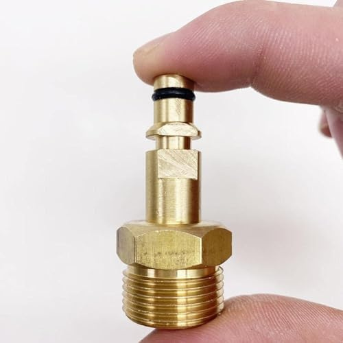 1Pc Gold M22 Adapter High Pressure Washer Hose Adapter Pressure Pipe Quick Connector Converter Fitting for K Series Pressure Washer