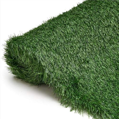 TAPISO Verde Erba Artificiale 40 mm a Metro – Prato Sintetico Denso & Realistico Verde Scuro – Resistente UV & Intemperie – Giardino, Terrazza, Balcone – Taglio su Misura 200 x 150 cm