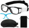SAWUTPV Fußball Basketball Brille für Outdoor Anti-Beschlag Schutzbrille Sportbrillen mit Einstellbarer Größe, (black)