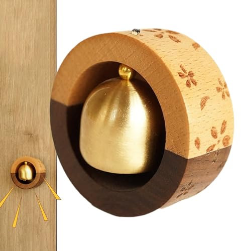 Shopkeepers Bell - Timbre magnético adjunto, timbre de metal antiguo montado en la pared, decoración del hogar, timbre de puerta de entrada, campanillas de entrada para inauguración de la casa, patio